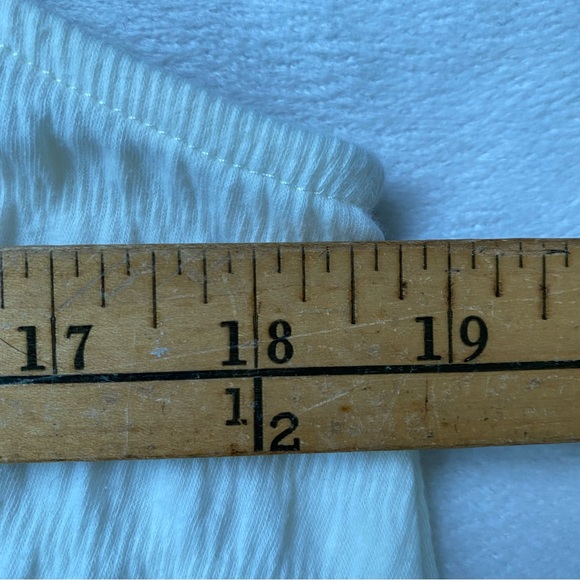 Madewell NWT Crinkle Knit Button Front Top Blouse Square Neck - Picture 12 of 13